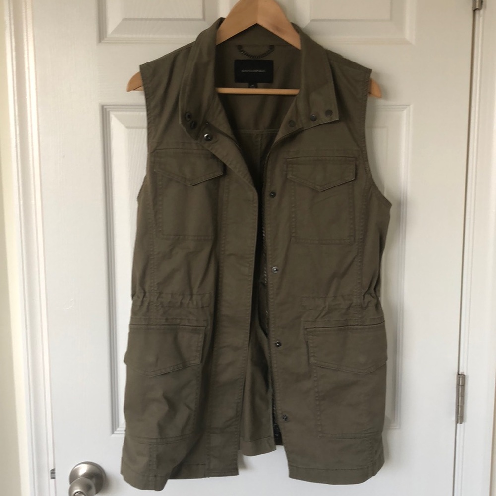 Military Inspired Cotton Vest